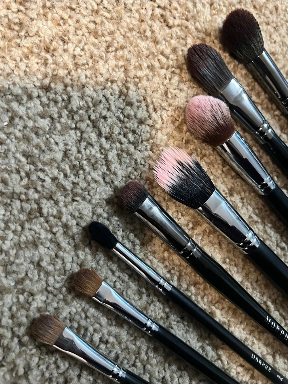 ♥️ MORPHE HUGE Lot 8 Eyeshadow/Face M166 M330 E15 M427 M536 E9 E48 Brushes L👀K